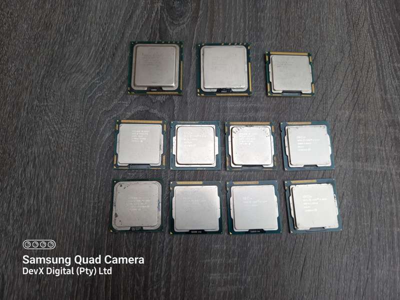Intel CPU Bundle - 11x Processors Including i3, i5, i7 + More - Once Of Bulk Clearance Stock!