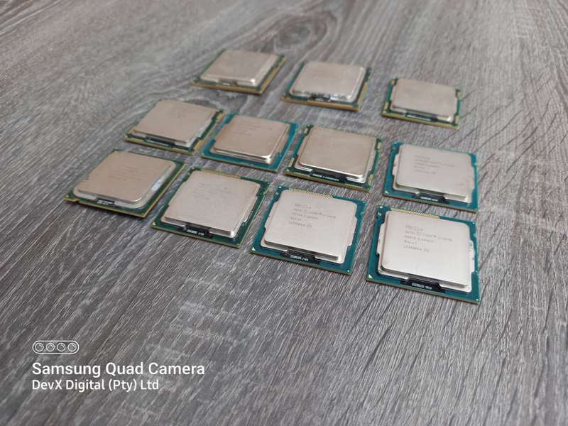 Intel CPU Bundle - 11x Processors Including i3, i5, i7 + More - Once Of Bulk Clearance Stock!