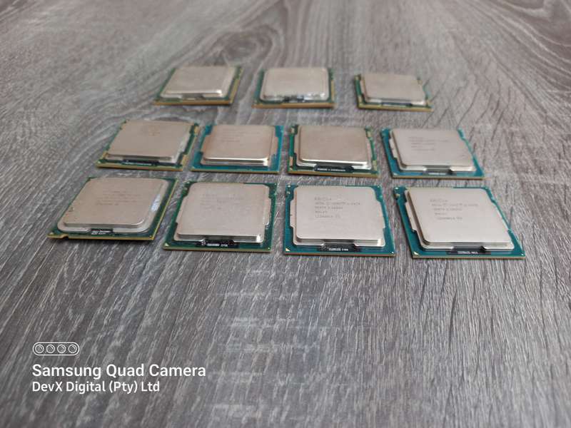 Intel CPU Bundle - 11x Processors Including i3, i5, i7 + More - Once Of Bulk Clearance Stock!