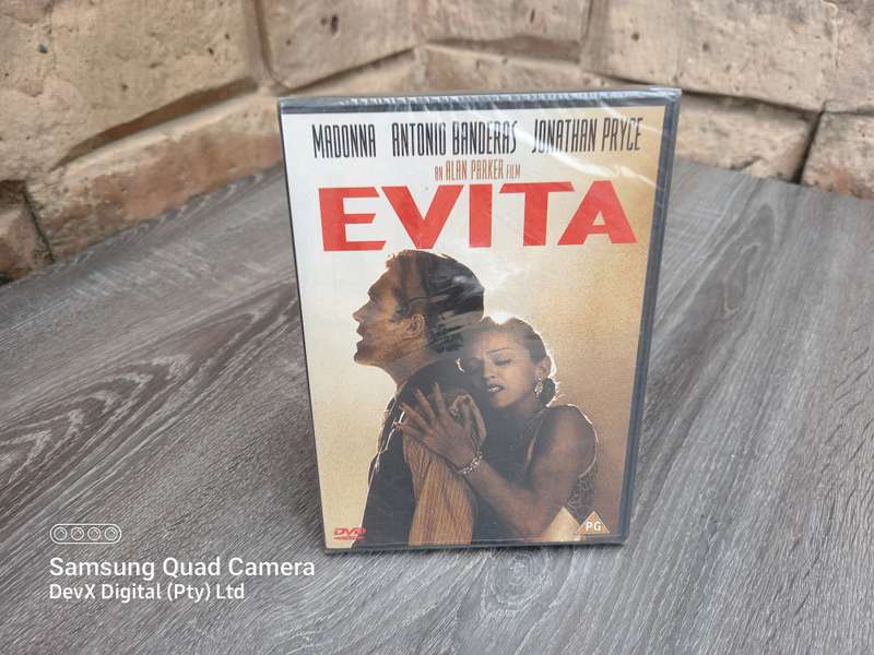Evita DVD (Brand New Sealed) - Perfect For Family Movie Night!