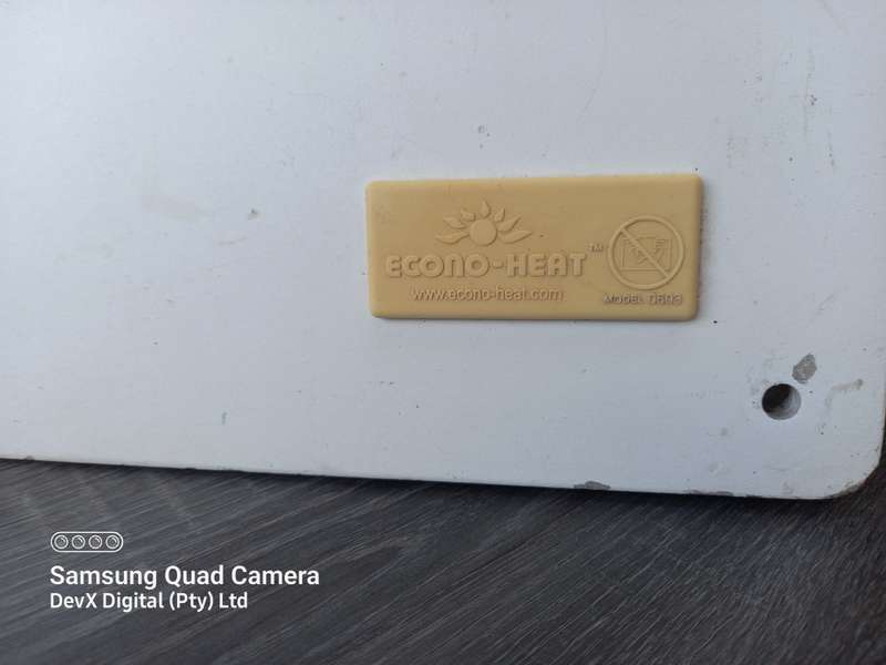 Verified Working - 400W Econo-Heat Wall Panel Heater - Wall-Mountable - Works Perfectly As Intended