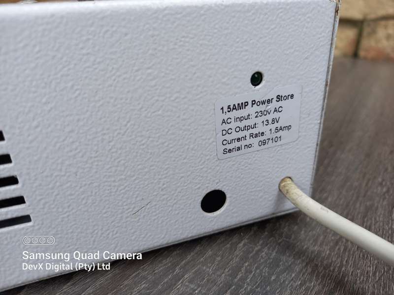 Verified Working - 12V Power Supply - 1.5A Output - Ideal for Charging 12V Devices/Batteries