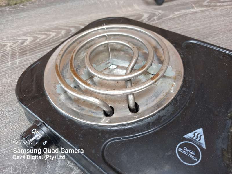 Verified Working - Good Mama 2-Plate Electric Stove + FREE Steel Frying Pan - 5 Heat Settings