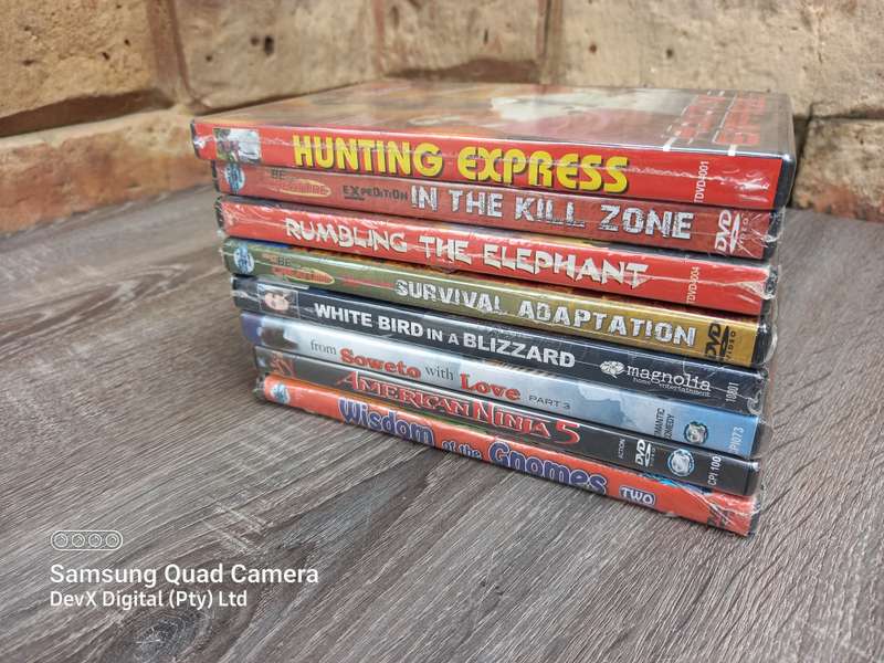 Bulk Deal: 8 Brand New Factory Sealed Original DVDs - Ideal for Gifts, Resale Or For The Family