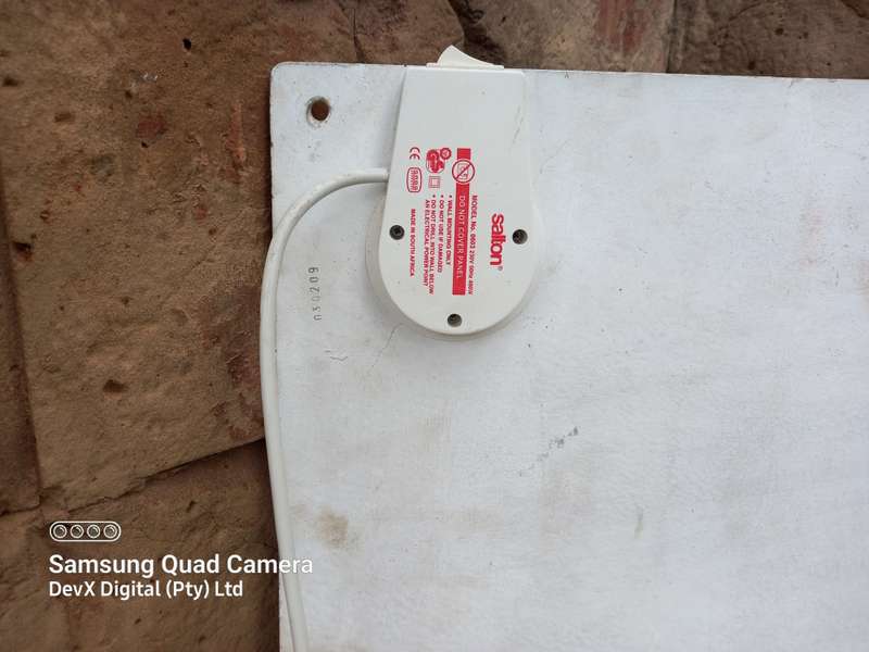 Verified Working - 400W Salton Wall Panel Heater - Wall-Mountable - Works Perfectly As Intended