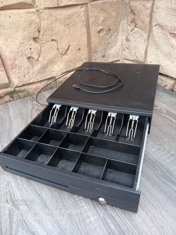 Heavy Duty USB Cash Drawer - Posiflex CR-4115B - Verified Working + Video Proof + Software