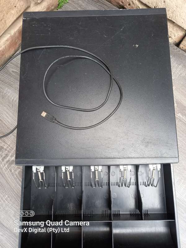 Heavy Duty USB Cash Drawer - Posiflex CR-4115B - Verified Working + Video Proof + Software