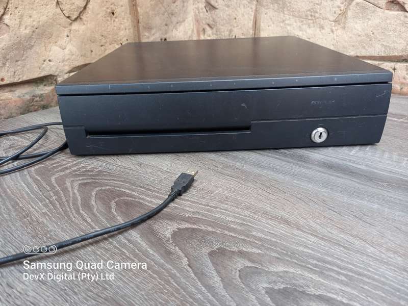 Heavy Duty USB Cash Drawer - Posiflex CR-4115B - Verified Working + Video Proof + Software