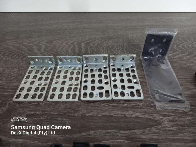 Variety Lot of Computer & Server Mounting Brackets - Assorted Types & Sizes - Bulk Deal