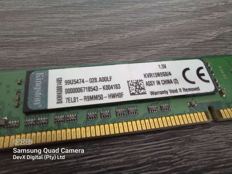 Verified Tested & Working (Sold Each) - 4GB Kingston DDR3 Desktop RAM - DDR3/PC3