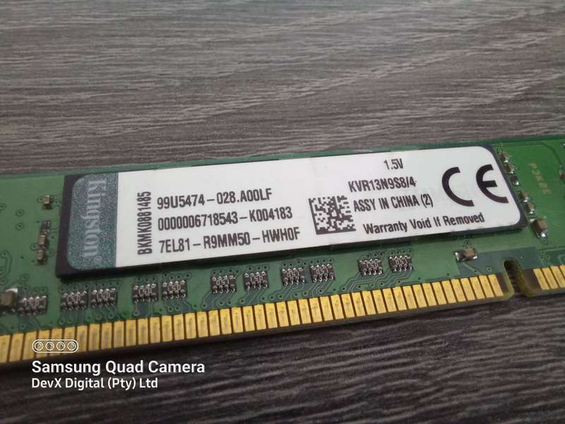 Verified Tested & Working (Sold Each) - 4GB Kingston DDR3 Desktop RAM - DDR3/PC3
