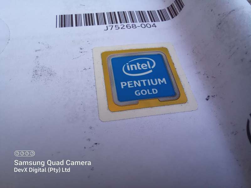 Verified Working - Intel Pentium G5420 Gold CPU Bundle - Intel CPU Cooler + Manual + Sticker