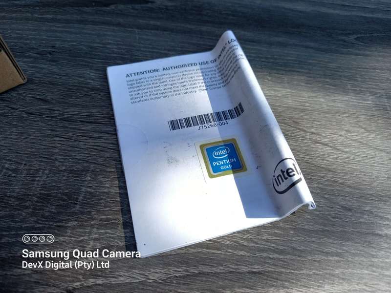 Verified Working - Intel Pentium G5420 Gold CPU Bundle - Intel CPU Cooler + Manual + Sticker