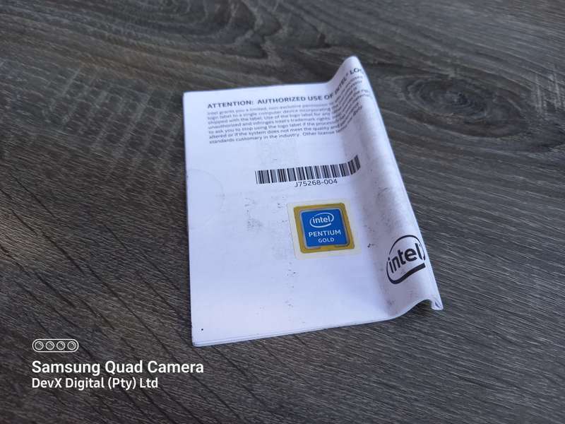 Verified Working - Intel Pentium G5420 Gold CPU Bundle - Intel CPU Cooler + Manual + Sticker