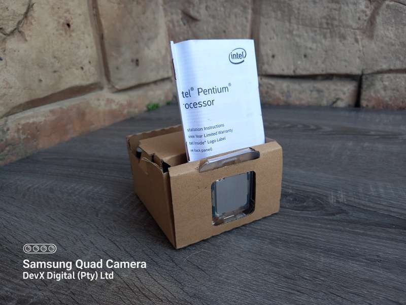 Verified Working - Intel Pentium G5420 Gold CPU Bundle - Intel CPU Cooler + Manual + Sticker