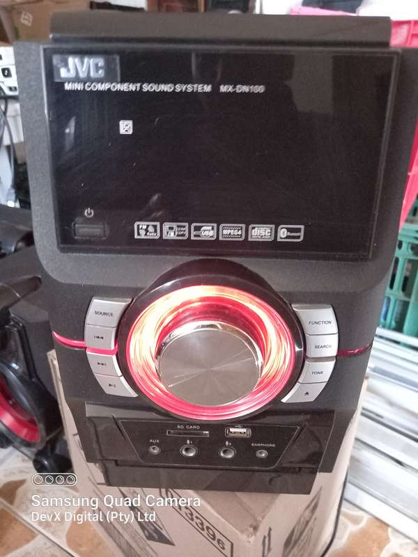 Original Retro JVC MX-DN100 Mini Component Sound System - Powers On - For Parts/Restoration - Faulty