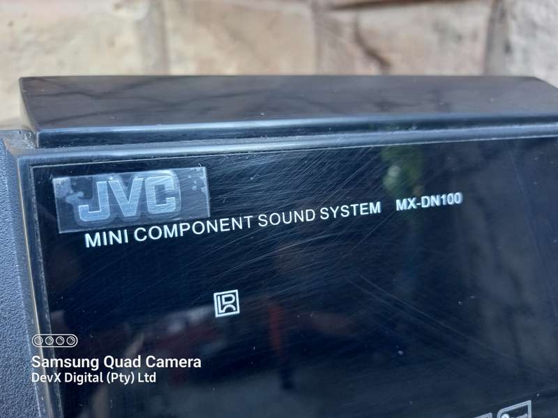 Original Retro JVC MX-DN100 Mini Component Sound System - Powers On - For Parts/Restoration - Faulty