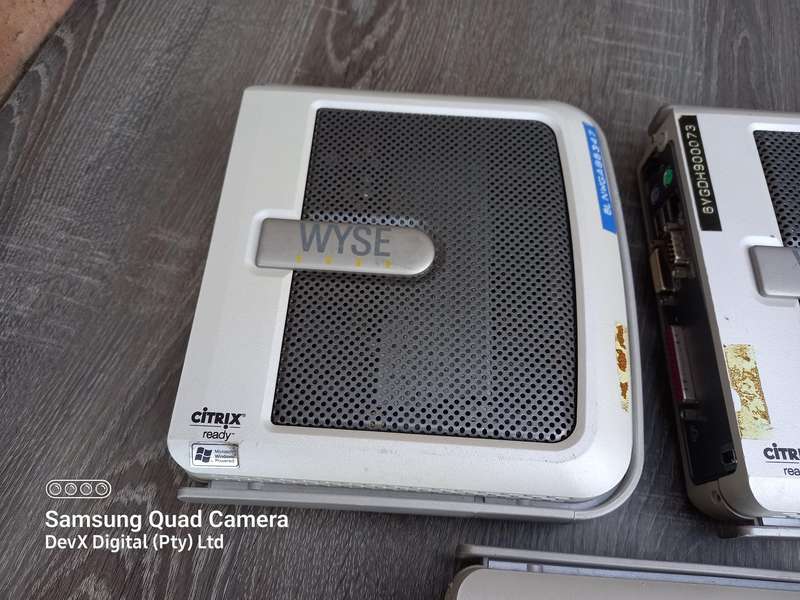 Lot of 3 WYSE Thin Client Units - Windows Embedded OS - 12V - Multi-Port - Tested & Functional