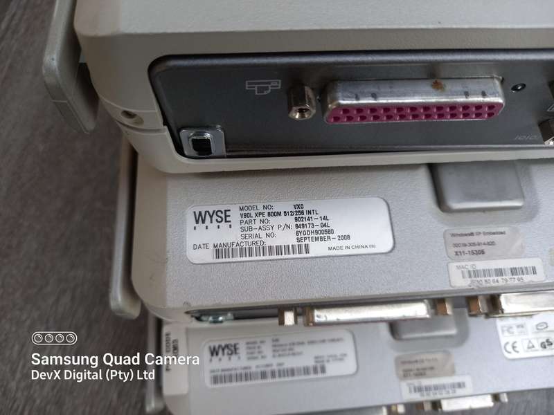 Lot of 3 WYSE Thin Client Units - Windows Embedded OS - 12V - Multi-Port - Tested & Functional