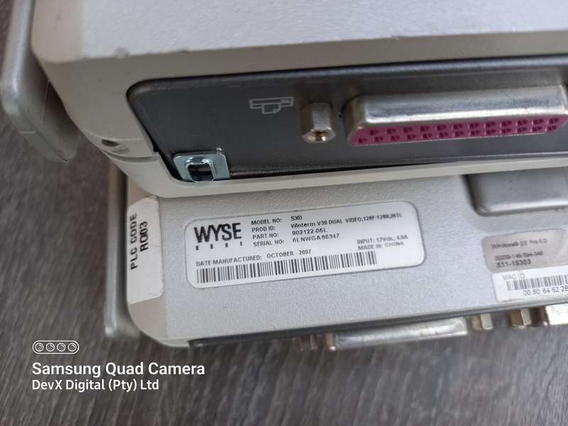 Lot of 3 WYSE Thin Client Units - Windows Embedded OS - 12V - Multi-Port - Tested & Functional