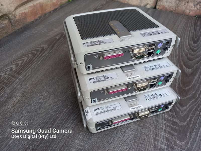 Lot of 3 WYSE Thin Client Units - Windows Embedded OS - 12V - Multi-Port - Tested & Functional