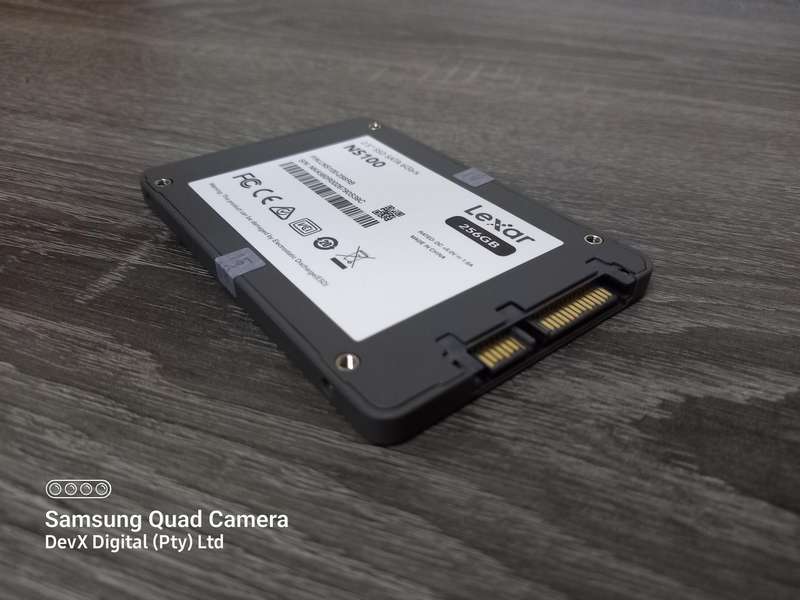 Lexar NS100 256GB 2.5" SATA III Internal SSD - Preloaded With Windows 10 - Tested & Verified