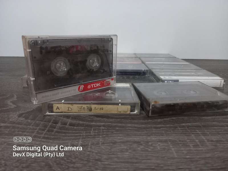 Vintage Cassette Tape Collection - 14 Tapes With Cases - Sony, TDK & Philips - Collectors Item