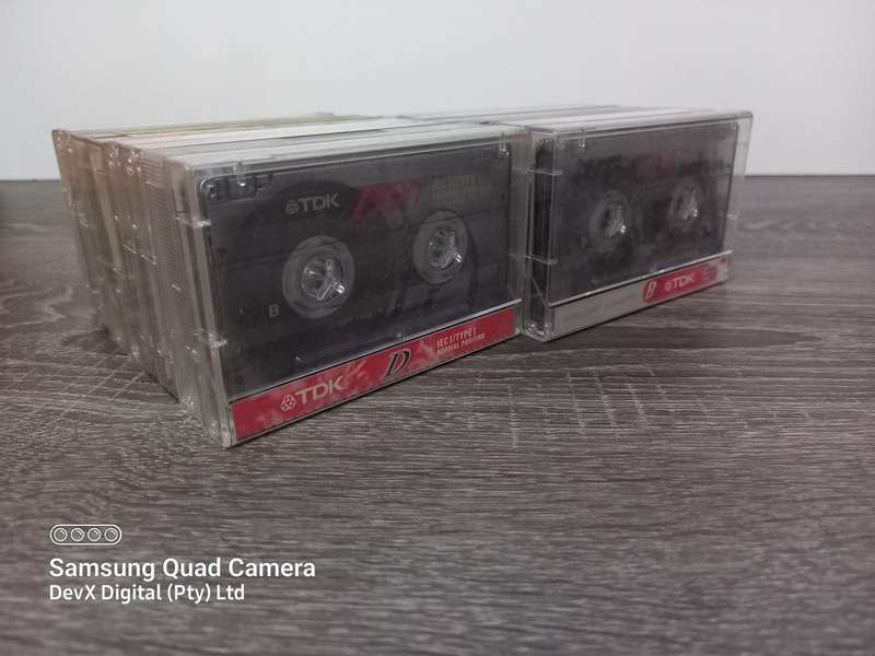 Vintage Cassette Tape Collection - 14 Tapes With Cases - Sony, TDK & Philips - Collectors Item