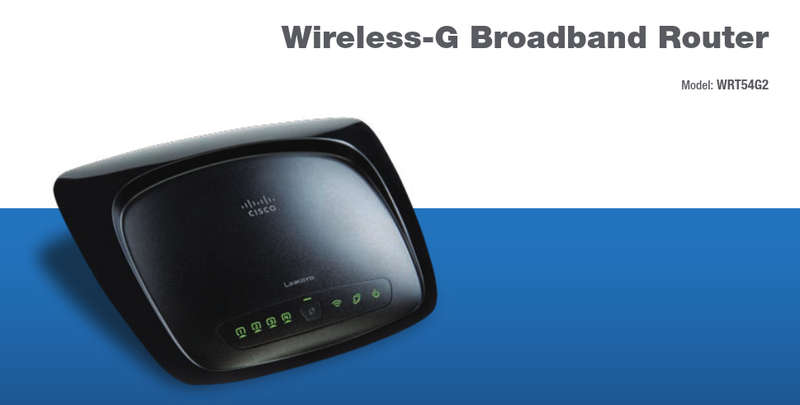 Verified Tested - Cisco Linksys Wireless-G Broadband Router (WRT54G2) 4-ports - Easy Setup & Install