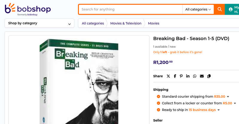 Breaking Bad Complete Series - Seasons 1 To 5 - Brand New Sealed + BONUS