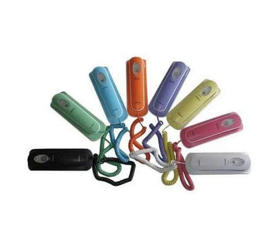 Win 2 & Get 1 Free! Bell 3019 Rainbow Cord Phones - Random Colors Given - New Open Box Items