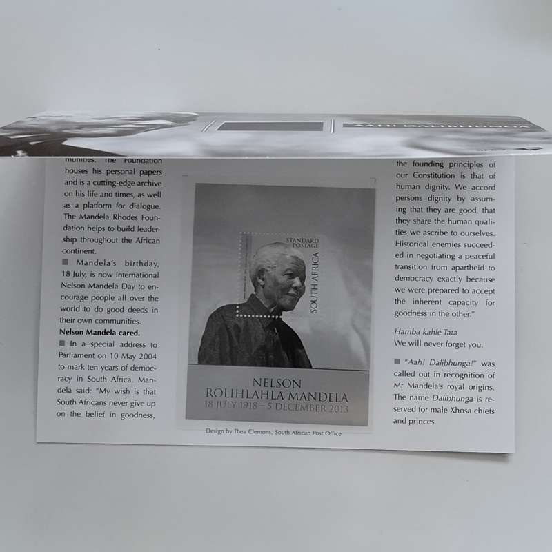 2014 Nelson Mandela Commemorative Stamp and Folder  #O0059