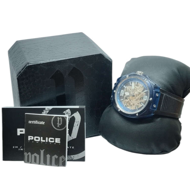 Police 15924J Watch with Box and Papers #N004