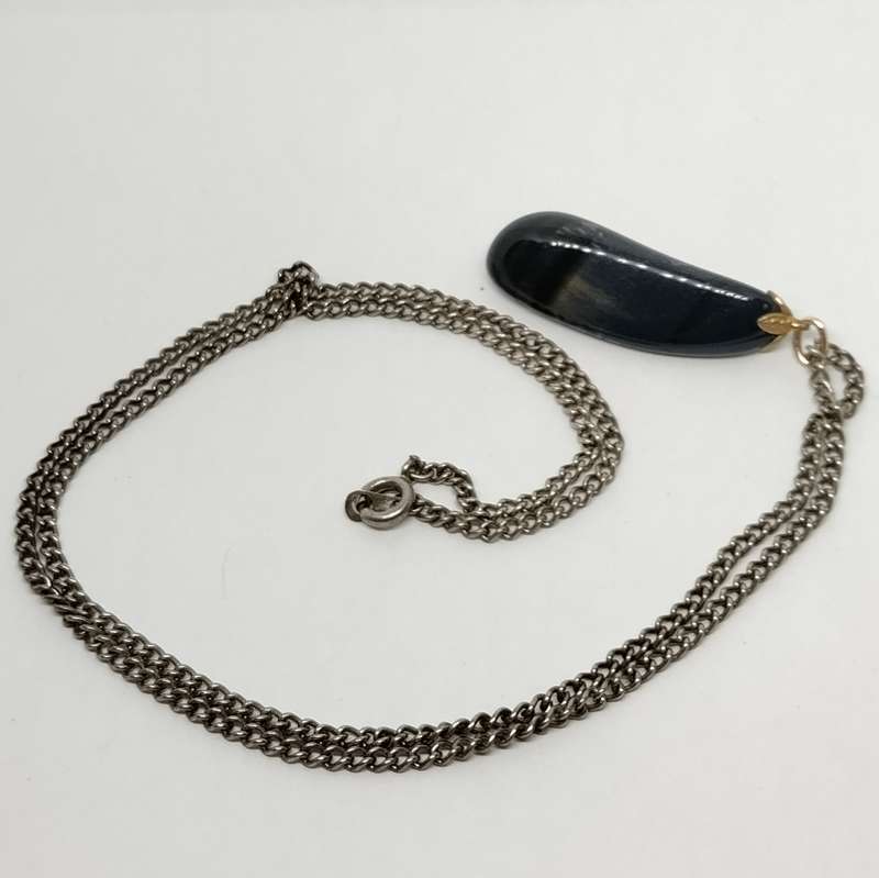 Polished Gemstone Pendant and Necklace #F0094