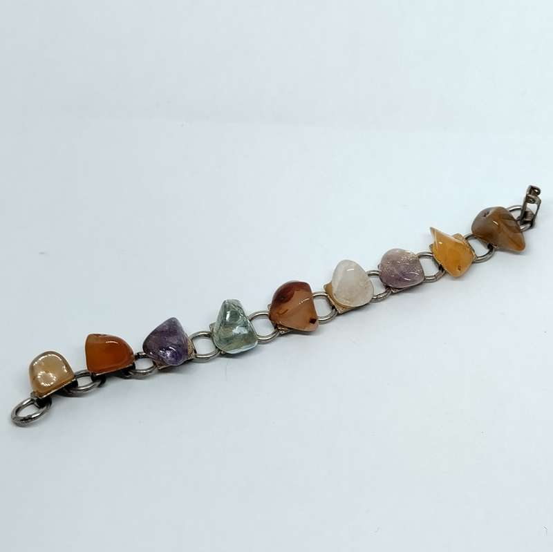 Polished Gemstone Bracelet #F0095
