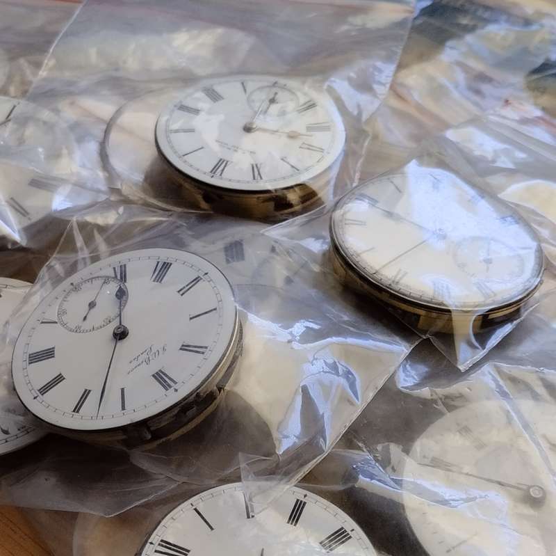 Pocket Watch Movement Lot #W0106