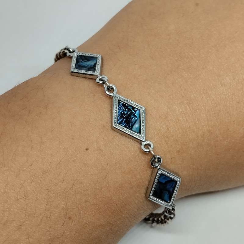 Silver Costume Jewelry Bracelet #F0107