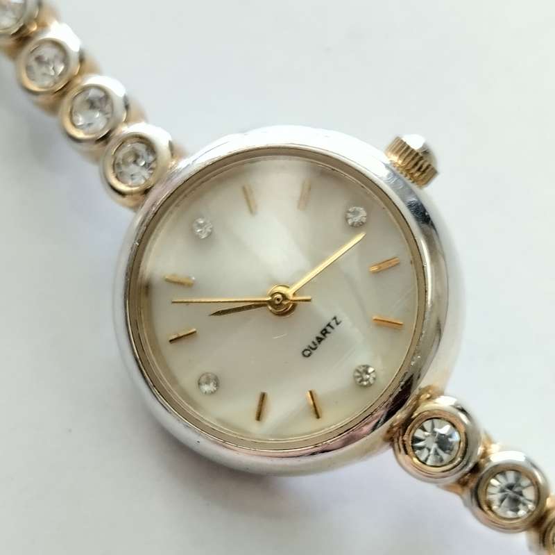 Tennis Bracelet Inspired Quartz Ladies Watch #W0124
