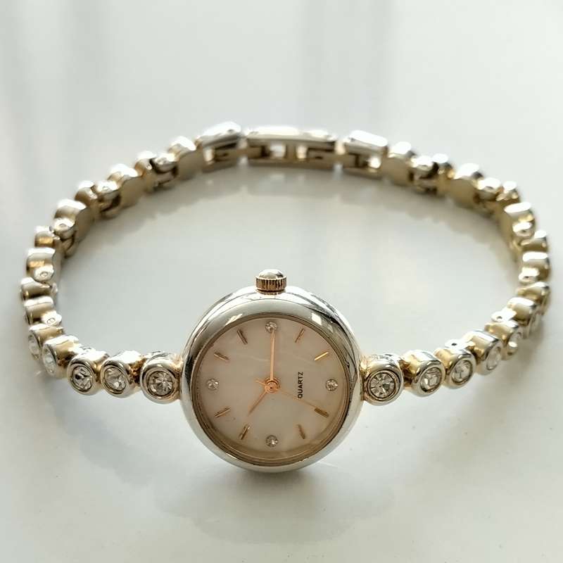 Tennis Bracelet Inspired Quartz Ladies Watch #W0124