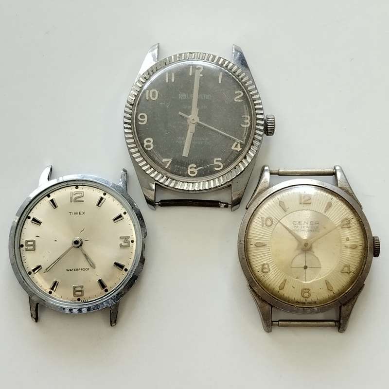 3 Piece Watch Face Lot #W0123