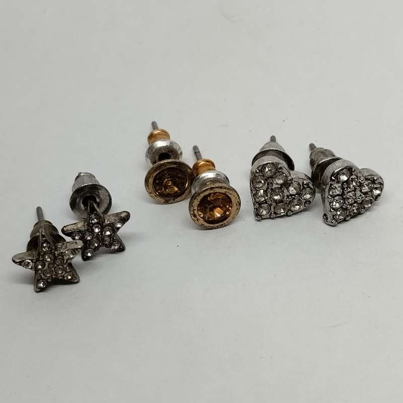 3 Piece Stud Earring Set #C0095