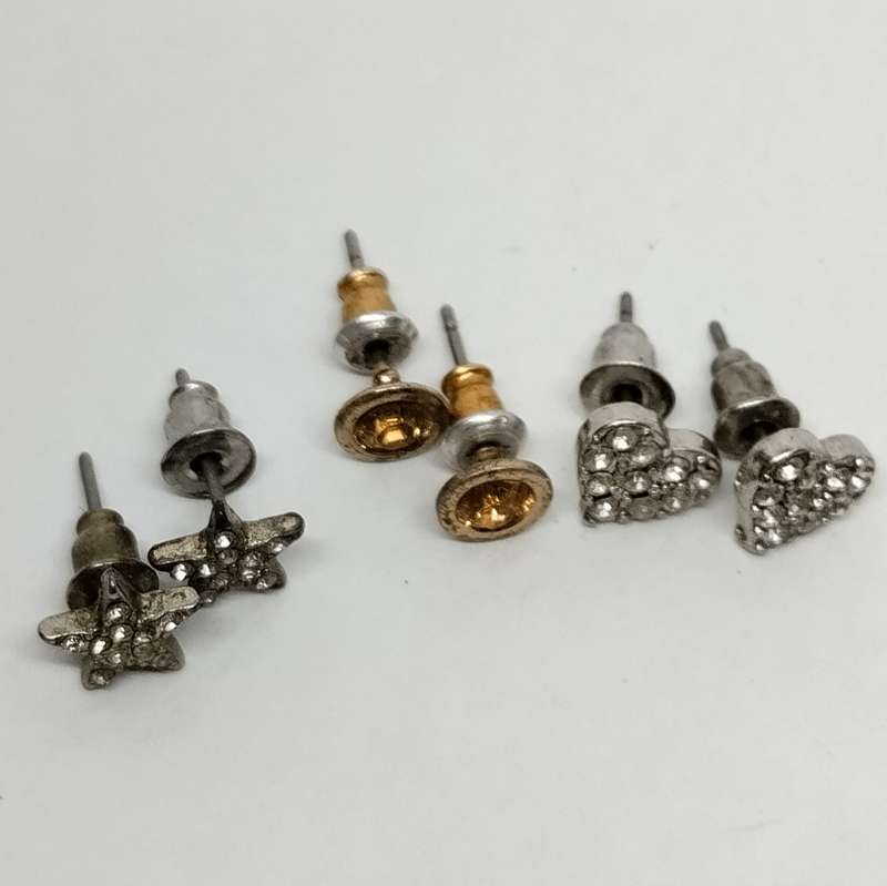 3 Piece Stud Earring Set #C0095