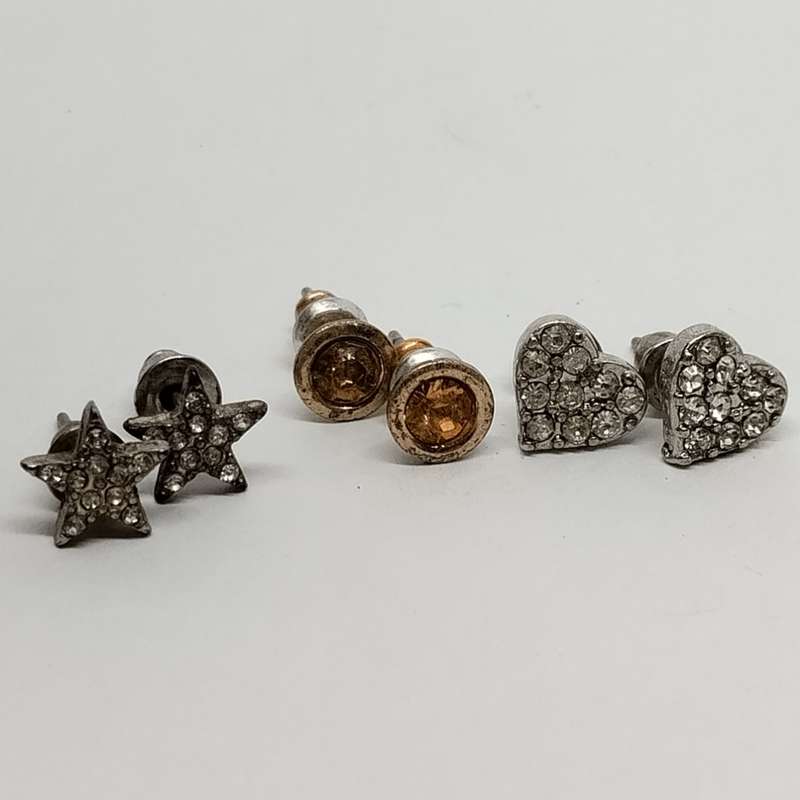 3 Piece Stud Earring Set #C0095