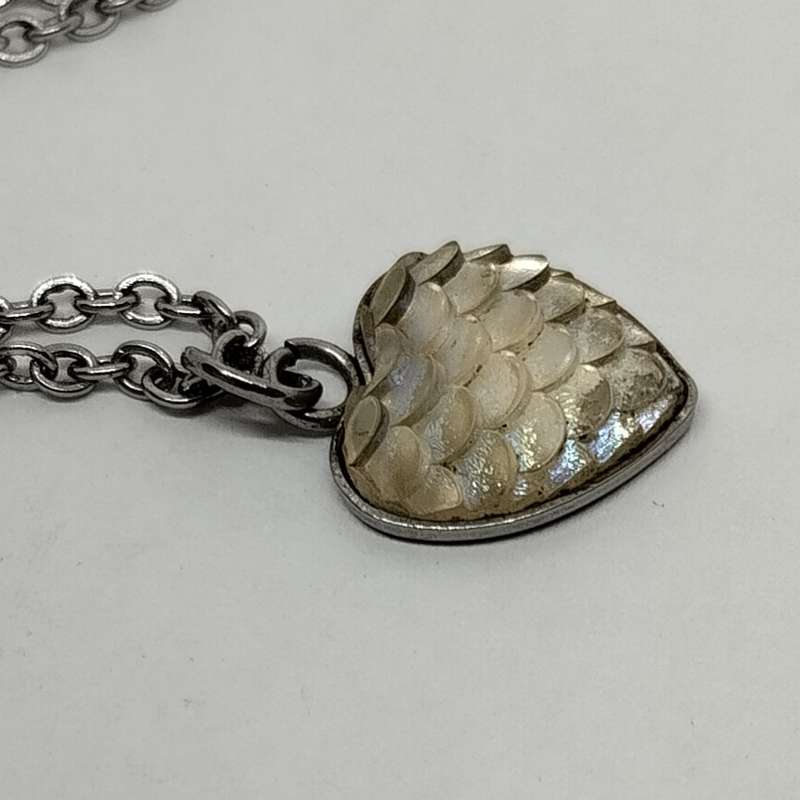 Costume Necklace with Heart Pendant #C0098