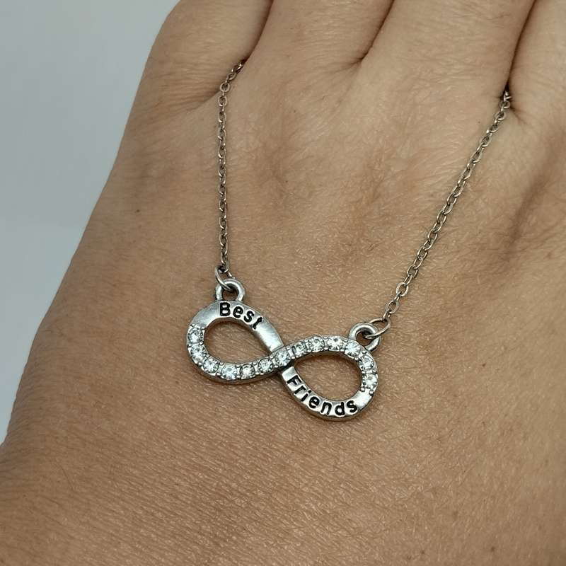 Infinity Best Friend Costume Jewelry Necklace #F0115