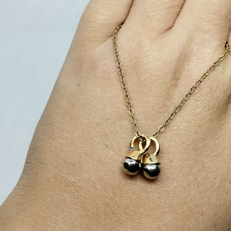 Gold Plated Necklace with Pendants #C0101