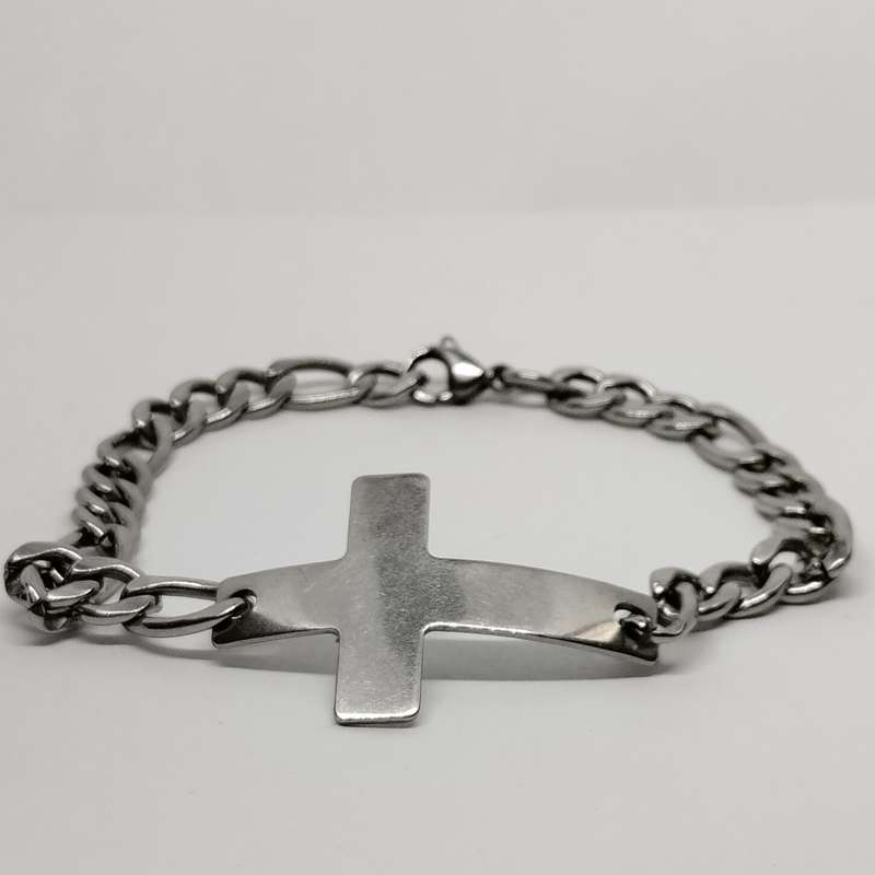 Stainless Steel Cross Bracelet #F0120