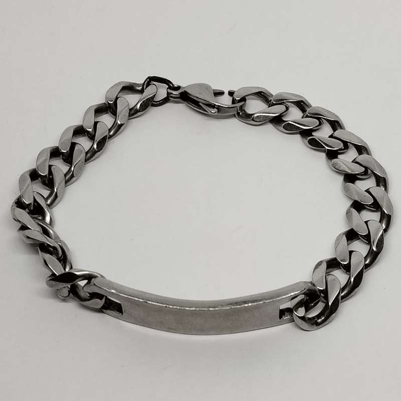 Stainless Steel Identity Bracelet #F0121