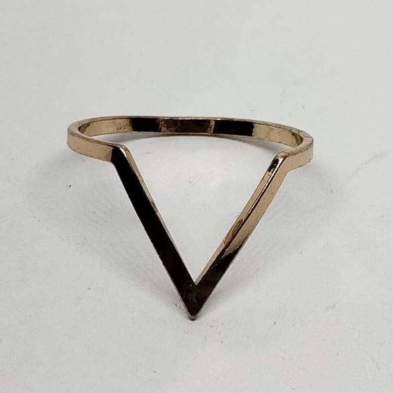 Stackable Triangle Gold Plated Ring #C0103