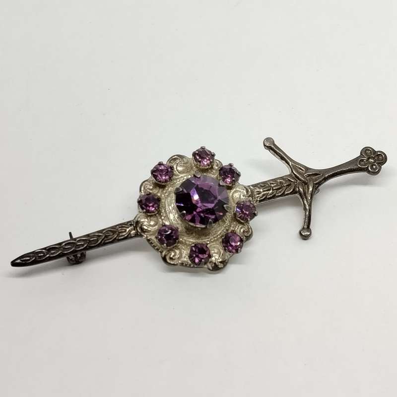 Sterling Silver Sword Brooch #S0063